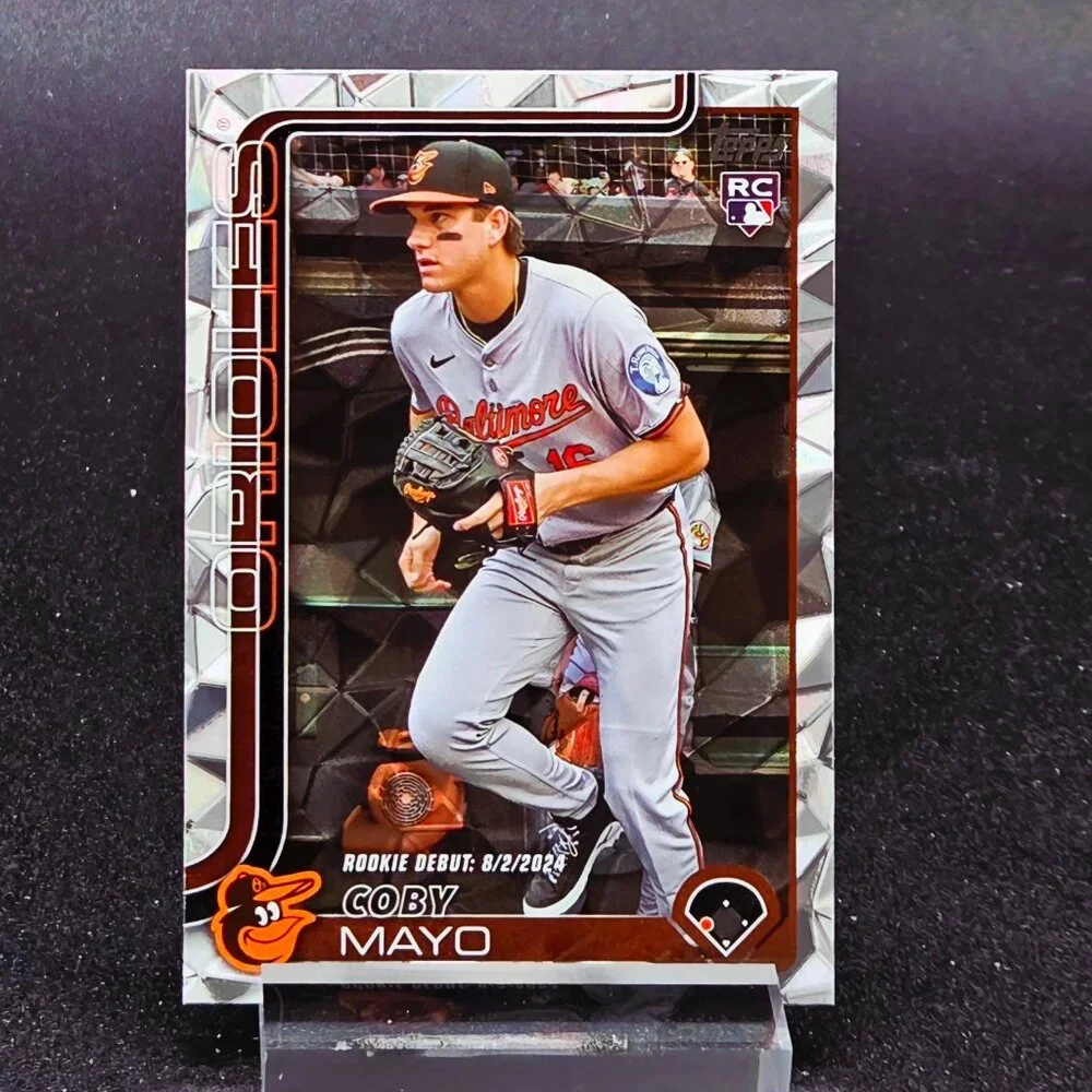 2025 Coby Mayo Diamante Patch Crusade 10/99 RC Baltimore Orioles Top Prospect - Picture 2 of 8